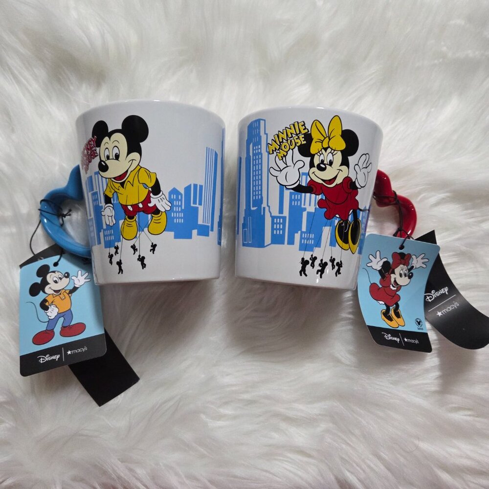 Mickey & Minnie Mouse Macy's Parade Mug Set